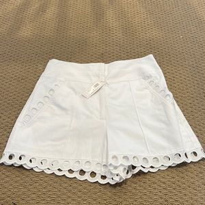 Rebecca Taylor Scalloped Shorts